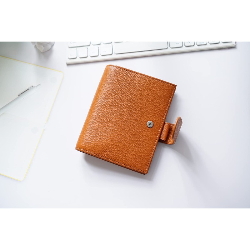 Moterm Pocket Regular Rings Planner - Genuine Leather Binder Organiser