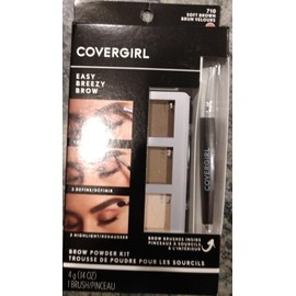 COVERGIRL Cover Girl Easy Breezy Brow Powder Kit with Brush. Soft Brown. # 710. Sealed Pkg