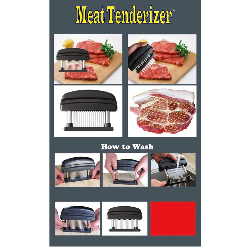 Lasting Charm Meat Tenderizer - Professional Commercial Quality Kitchen Tool