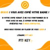 PTT-KEY® | 5 RFID Badges 13.56 MHz Programmable MCT to
