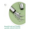 Stainless Steel Toothpick Set with Holder - Portable Teeth Cleaning