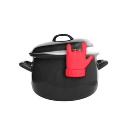 Pot Lid Lifter Silicone Spill Proof Lid Lifter Splash-Proof Steam Release Pan pot lid lifter Kitchen Tool Decoration Pot Lid & Cute Kitchen Accessories (1)