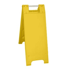 Blank Minicade A-frame Portable Sign Stand, Color=Yellow