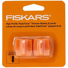 Fiskars 1968701001 Carro de hoja de acero de repuesto para cortadora portátil de 12 pulgadas (paquete de 2)