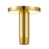 OFFO Shower Arm with Flange, Gold 3 Inches Ceiling Mount