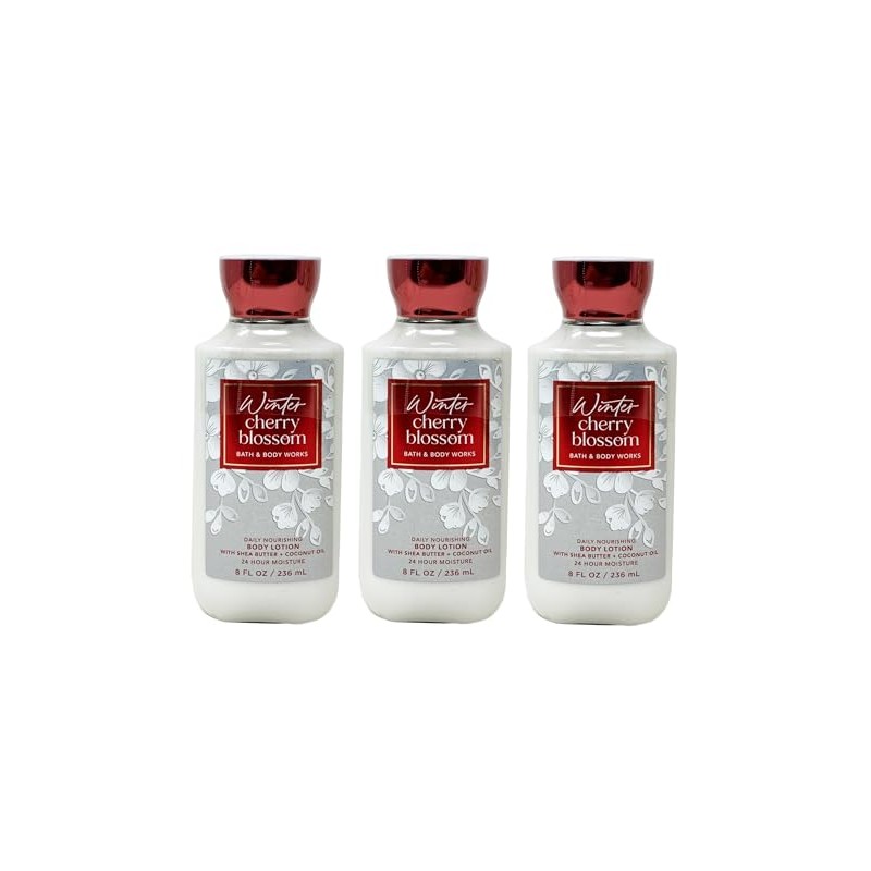 Generic Bath and Body Work Winter Cherry Blossom Daily Nourishing