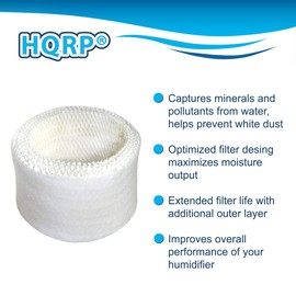 HQRP Filter 3-Pack Compatible with Honeywell HCM-600 Series HCM-630 HCM-631 HCM-632 HCM-635 HCM-645 HCM-646 HCM-650 QuietCare Humidifier