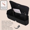 SwankySwans Women's Julie Clutch Bag, black