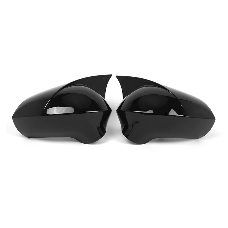 2pcs Side Mirror Cover Door Wing Mirror Cover Cap Replacement