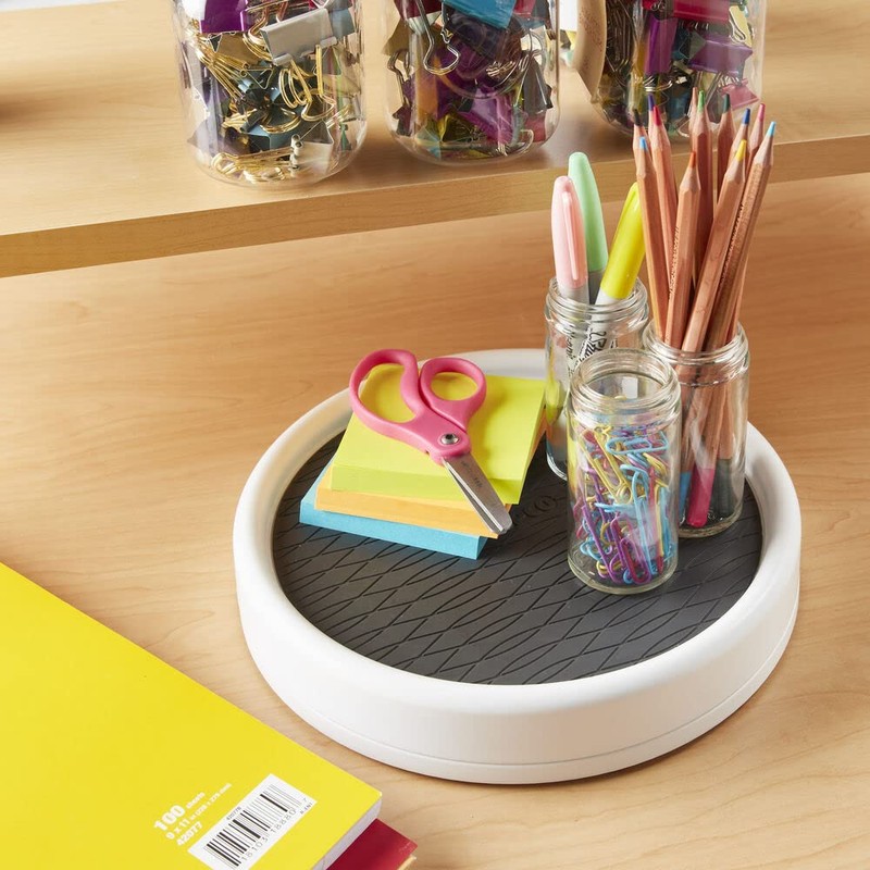 Copco Basics Non-Skid Plastic Lazy Susan Turntable, 22.5cm