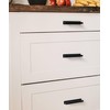 RVPEKUPE 2 Pack Self Adhesive Cabinet Handles Matte Black No