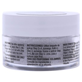 Cuccio Colour Powder Nail Polish - Lacquer For Manicure And Pedicure - Highly Pigmented Powder That Is Finely Milled - Durable Finish With A Flawless Rich Color - Silver W/ Rainbow Mica - 0.5 Oz