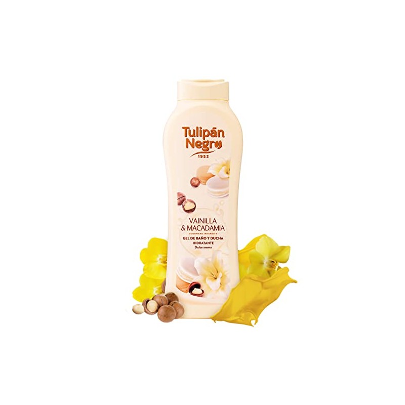 TULIPA?N NEGRO Vanilla Gel Macadamia Tulipan Black 600 120ml