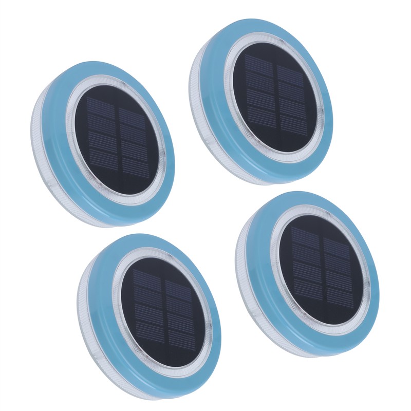 4Pcs Solar Floating Lights Waterproof LED Swimming Pool Lamp Solar