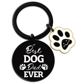 UVIBEW Dog Dad Gifts For Men Dog Keychains for Dad Accessories For Dad Father Stocking Stuffers For Dog Owners Birthday Gifts For Dog Lovers Christmas Thanksgiving Father Day Presents