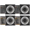 NICHE Front Rear Brake Rotor Pad Semi Metallic Kit For