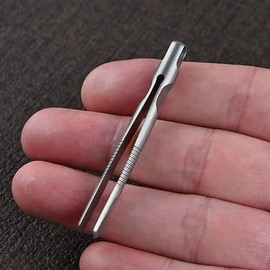 geo-versand Titanium Tweezers Keyring Tool Geocaching Ticks On the Go Outdoor