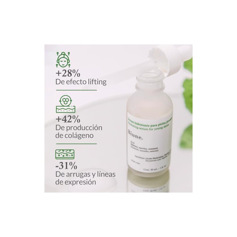 Serum Age-Prevention Reafirmante | Con Ácido Hialurónico, Péptidos y Centella