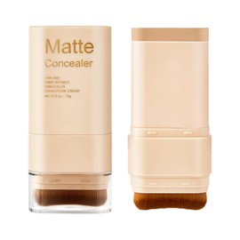 Beauty Balm Serum Boosted Skin Tint, Dual-Ended Eraser Foundation Stick with Brush, Solid Tinted Moisturizer, Foundation Contour Stick for Women, Radiant & Dewy Finish, Sheer to Medium Coverage (＃04)