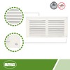 Amig - Rectangular Aluminium Ventilation Grille with Mosquito Net |