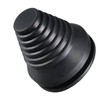 sourcing map Rubber Grommet Mount Dia 35 mm Conical for