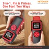 VETOUCH 2 in 1 Pin & Pinless Wood Moisture Meter,