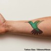 Azeeda Large 'hummingbird' temporary tattoos (TO00042246)