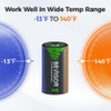 BEVIGOR Rechargeable D Batteries, High Capacity 10000mAh NiMH D Cell