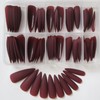 LoveOurHome 100pc Stiletto Press on Nails Long Fake Nails Matte