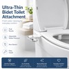 Ultra-Slim Bidet Attachment for Toilet Seats – Non-Electric Dual Nozzle