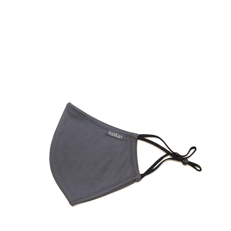 Maskari Cool Grey Reusable Face Mask | Washable | 3