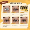 QUEWEL Manga Lashes Mix 10-18 mm Cluster Lashes Set, 120