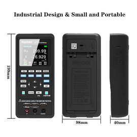 40kHz Digital Handheld LCR Meter 1832C with Carry Case, for Measuring Inductance Capacitance and Resistance Parameters 20MΩ 20mF 2000H, 0.6Vrms