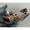 usa Standard COYOTE 5.0 Emblem Badges Bronze On BLACK EDITION