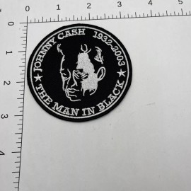 Unbranded Johnny Cash Ring Of Fire Iron-On Embroidered Patch #140
