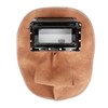 Head‑Mounted Cowhide Welding Helmet Cap Dual Lens Anti‑Spatter Heat Insulation