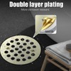 4-1/4“ Shower Strainer Drain Trim Set, Screw-in Shower Strainer Drain