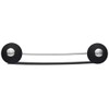 Mercer Culinary Double Blade Rocking Mezzaluna Knife with 2 Knob