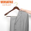 Amber Home 6 Pack Retro Wide Shoulder Wooden Suit Coat