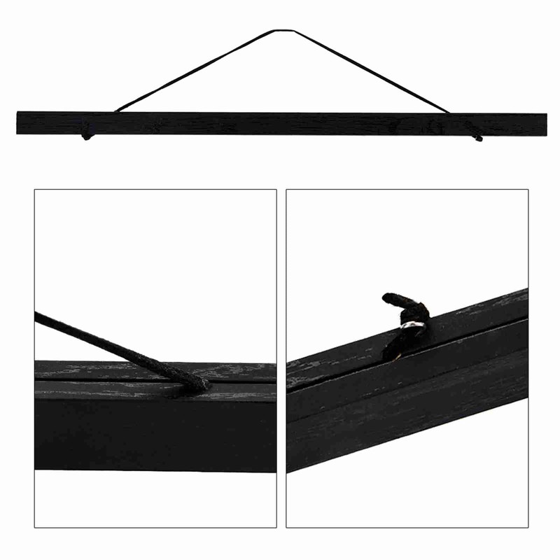 MUNEFE 50Cm Magnetic Poster Hanger, Black Magnetic Poster Frames, Poster