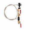 CGA‑320 CO2 Cylinder Refill Adapter with Hose For Filling Soda