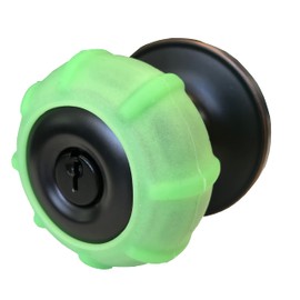 Enjoy Cover - 2 Pack Silicone Door knob Grips Maximum Grip Nonslip Arthritis & Senior Living Aids Grippy Easy Open Fits All Door Knob Universal Size Decorative (Neon Green)