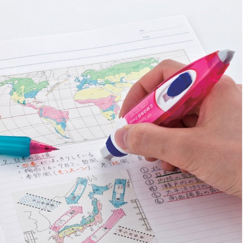 Tombow MONO Correction Tape Mono 2-Way CT-PEX5C40 Blue