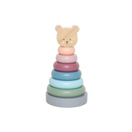 JaBaDaBaDo W7195 Stackable Teddy Silver
