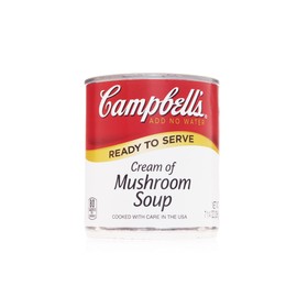 Campbell's Classic Ready to Serve Cream of Mushroom Soup, 7.25 Oz, 24 Count