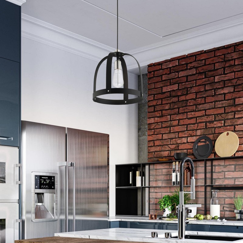 Livex Lighting 1 Lt Textured Black Pendant