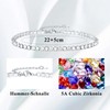 HEEYA Anklet for Women Silver Anklet Stainless Steel with 5A