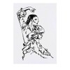 'Flamenco Dancer' Temporary Tattoo - Water Resistant, Skin-Safe, Non-Toxic Transfer