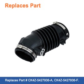 Engine Air Intake Hose Tube With Clamps. Replaces Part # 17228-5J6-A10 172285J6A10.Compatible with Honda Pilot 2016-2021,Odyssey 2018-2022,Ridgeline 2017-2021,Passport 2019-2021