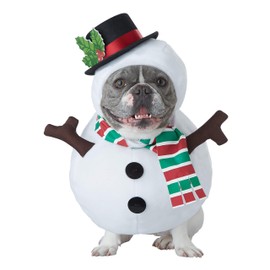 Dog Snowman Costume Large